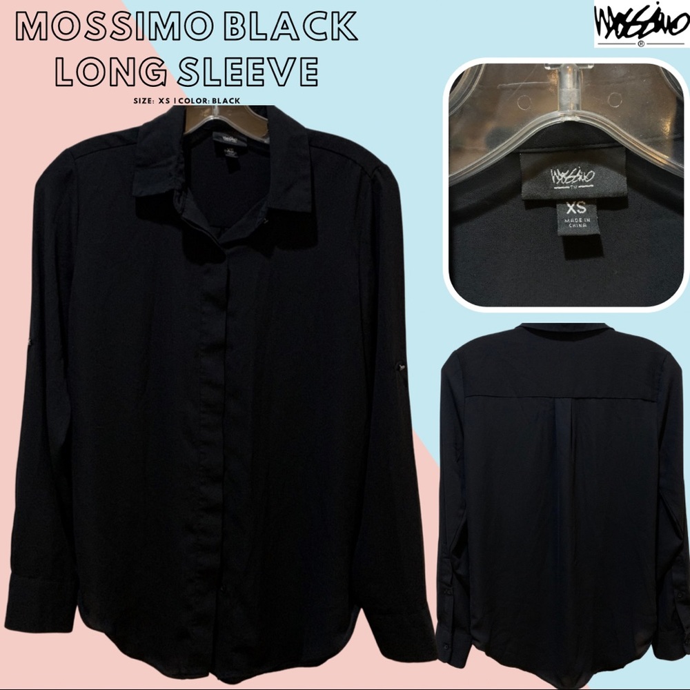 MOSSIMO BLACK LONG SLEEVE